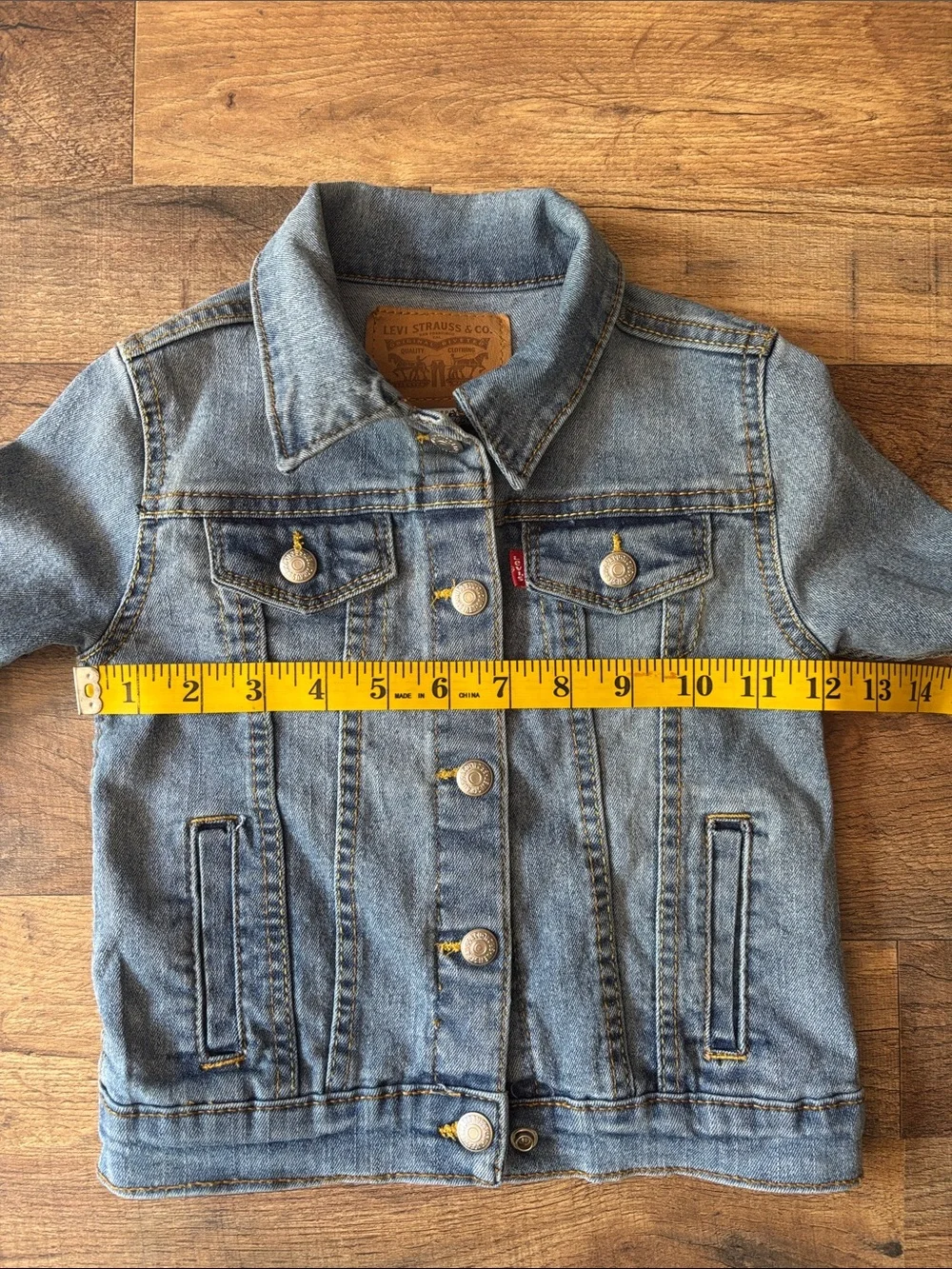 Levi’s Girls Blue Jean Denim Jacket size 5 small